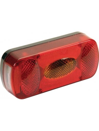 Galinis žibintas stačiakampio formos, 12V, raudonos/gintarinės spalvos, tvirtinamas varžtais, 218xMidipoint II pagal Aspöck Galinis žibintas stačiakampio formos, 12V, raudonos/gintarinės spalvos, tvirtinamas varžtais, 218xMidipoint II pagal Aspöck