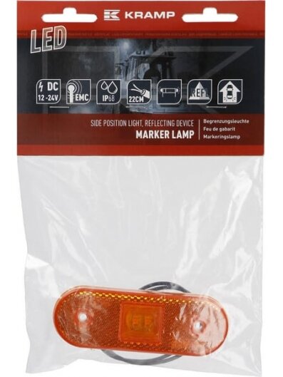 Gabaritinis žibintas LED, stačiakampė, 12-24 V, 113,5x40x26,5 mm, Kramp 3 Gabaritinis žibintas LED, stačiakampė, 12-24 V, 113,5x40x26,5 mm, Kramp 3