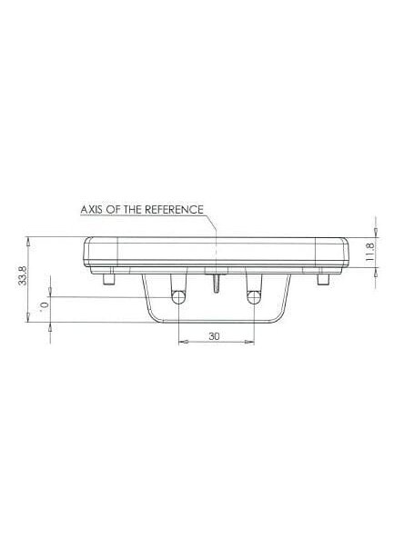 Gabaritinis žibintas LED, stačiakampė, 12-24V, 105,4x45x11,8 mm, Jaeger, Kramp 3 Gabaritinis žibintas LED, stačiakampė, 12-24V, 105,4x45x11,8 mm, Jaeger, Kramp 3