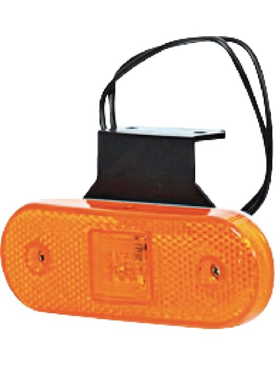 Gabaritinis žibintas LED, stačiakampė, 12-24 V, 113,5x40x26,5 mm, Kramp