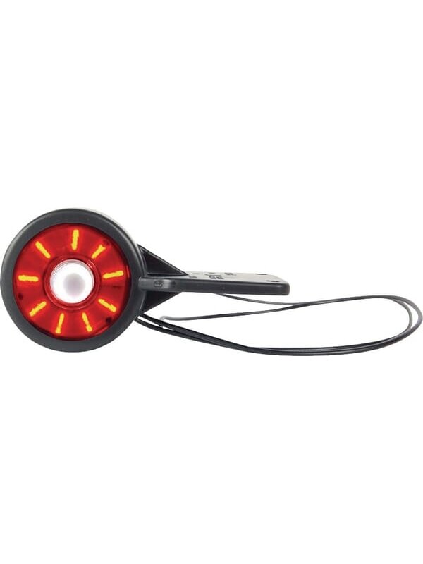 Gabaritinė lemputė LED, apvali, 12/24V, gintarinė/raudona, tvirtinama varžtais, 117x60mm, Gabaritinė lemputė LED, apvali, 12/24V, gintarinė/raudona, tvirtinama varžtais, 117x60mm,