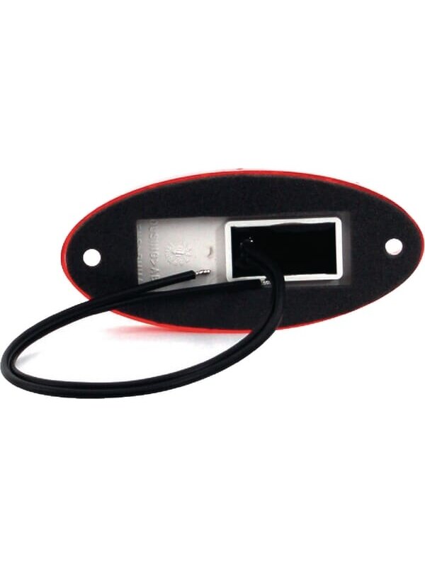 Gabaritinė lemputė LED, ovali, 12/24V, oranžinė/raudona, tvirtinama varžtais, 102x46mm, 1 Gabaritinė lemputė LED, ovali, 12/24V, oranžinė/raudona, tvirtinama varžtais, 102x46mm, 1