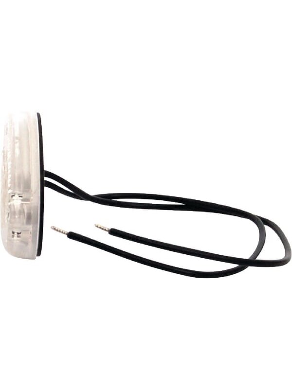 Gabaritinė lemputė LED, ovalii, 12/24V, balta, tvirtinama varžtais, 102x46mm, Gabaritinė lemputė LED, ovalii, 12/24V, balta, tvirtinama varžtais, 102x46mm,