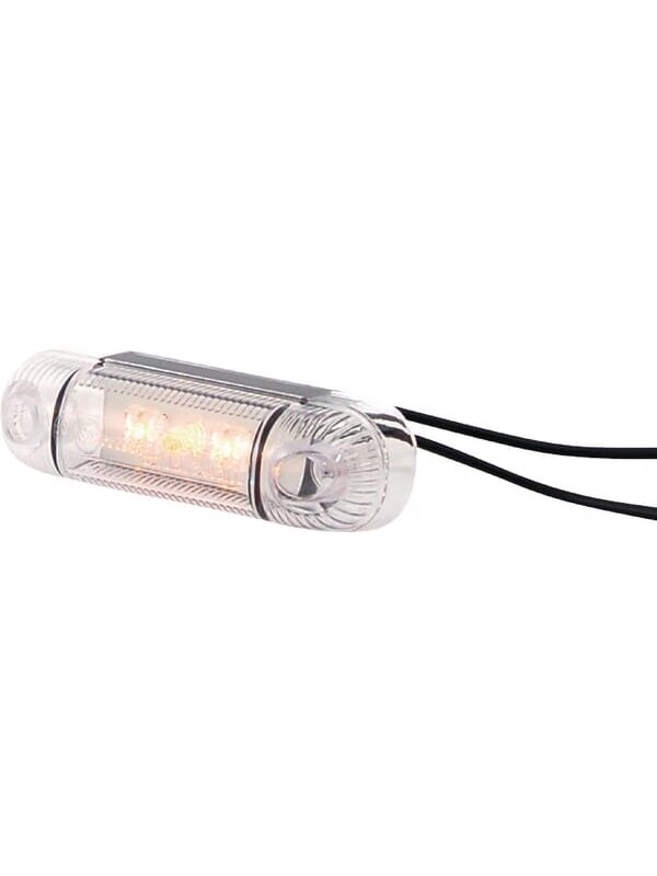 Gabaritinė lemputė LED, stačiakampė, 12/24V, balta, tvirtinama varžtais, 84x25x24mm, Gabaritinė lemputė LED, stačiakampė, 12/24V, balta, tvirtinama varžtais, 84x25x24mm,