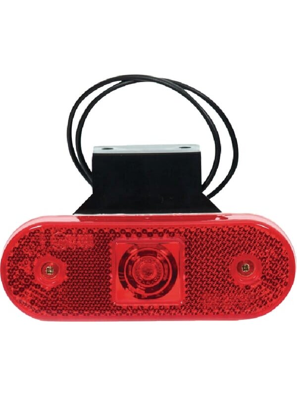 Gabaritinė lemputė LED, stačiakampė, 12/24V, raudona, tvirtinama varžtais, 113x63mm, Gabaritinė lemputė LED, stačiakampė, 12/24V, raudona, tvirtinama varžtais, 113x63mm,