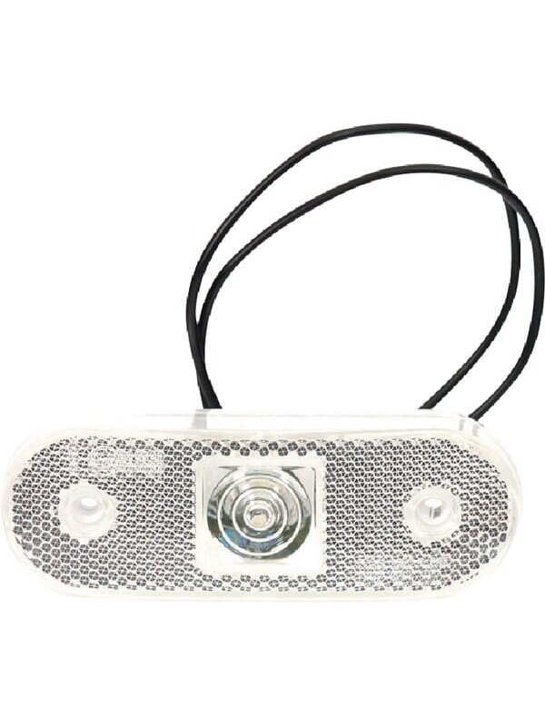 Gabaritinė lemputė LED, stačiakampė, 12/24V, skaidri, tvirtinama varžtais, 113x63mm, Gabaritinė lemputė LED, stačiakampė, 12/24V, skaidri, tvirtinama varžtais, 113x63mm,