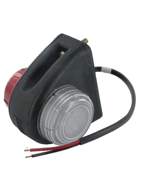 Gabaritinis LED žibintas, 12 V, skaidri/raudona, tvirtinama varžtais, "Britax Gabaritinis LED žibintas, 12 V, skaidri/raudona, tvirtinama varžtais, "Britax