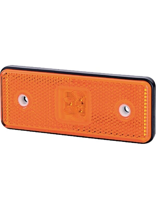 Gabaritinis žibintas LED, 0,4/0,7 W, stačiakampė, 12/24 V, oranžinė, 112x45x11 mm, 3 LED, gopart Gabaritinis žibintas LED, 0,4/0,7 W, stačiakampė, 12/24 V, oranžinė, 112x45x11 mm, 3 LED, gopart