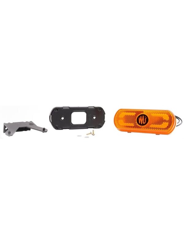 Gabaritinis žibintas LED, gintarinė, stačiakampė, 12-24V, 133,8x53x25mm, "SAFETY LINE", Kramp 6