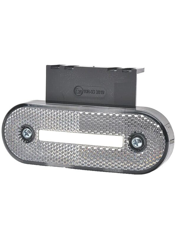 Gabaritinis žibintas LED, stačiakampė, 12-24 V, 115,3x41,3x20 mm, Kramp