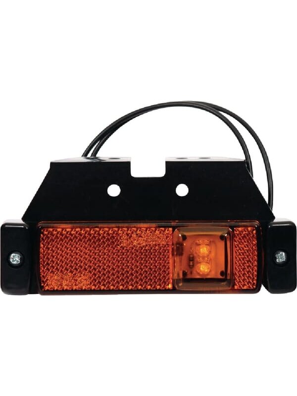 Gabaritinis žibintas LED, stačiakampė, 12-24 V, 130x32x20,5 mm, Kramp 1 Gabaritinis žibintas LED, stačiakampė, 12-24 V, 130x32x20,5 mm, Kramp 1