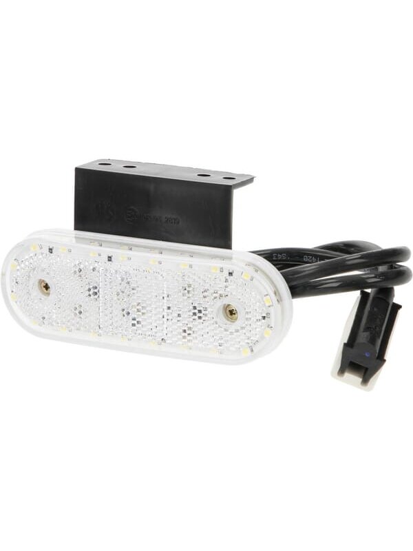 Gabaritinis žibintas LED, stačiakampė, 12-24V, 114x40x25mm, Jaeger, Kramp