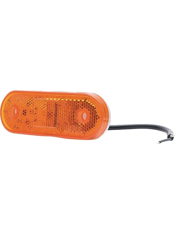 Gabaritinis žibintas LED, stačiakampė, 12-24V, 114x40x25mm, Kramp 4 Gabaritinis žibintas LED, stačiakampė, 12-24V, 114x40x25mm, Kramp 4