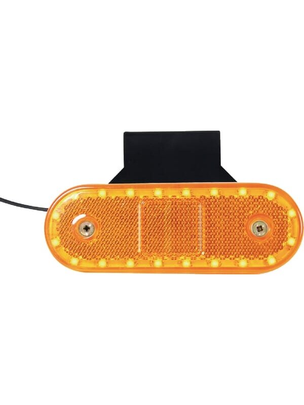 Gabaritinis žibintas LED, stačiakampė, 12-24V, 114x40x25mm, Kramp 2 Gabaritinis žibintas LED, stačiakampė, 12-24V, 114x40x25mm, Kramp 2
