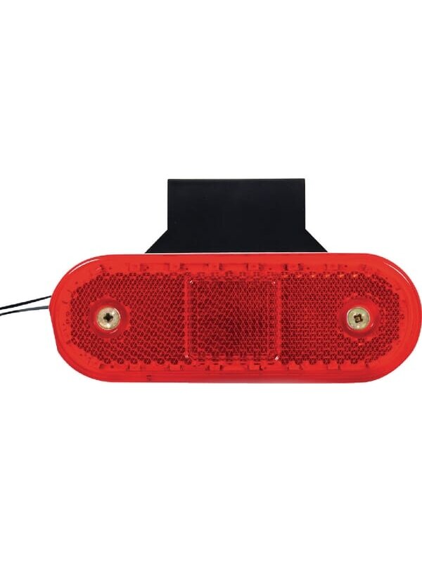 Gabaritinis žibintas LED, stačiakampė, 12-24V, 114x40x25mm, Kramp 1