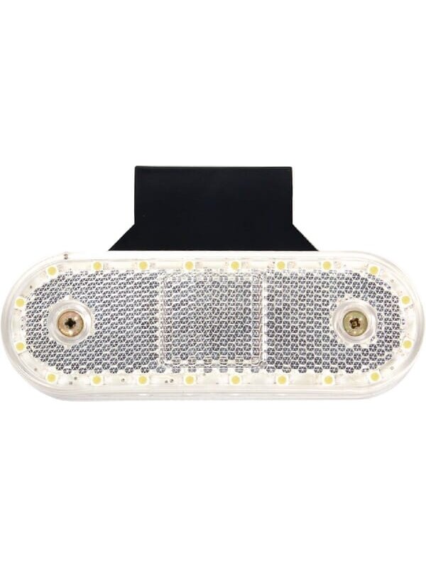 Gabaritinis žibintas LED, stačiakampė, 12-24V, 114x40x25mm, Kramp 1