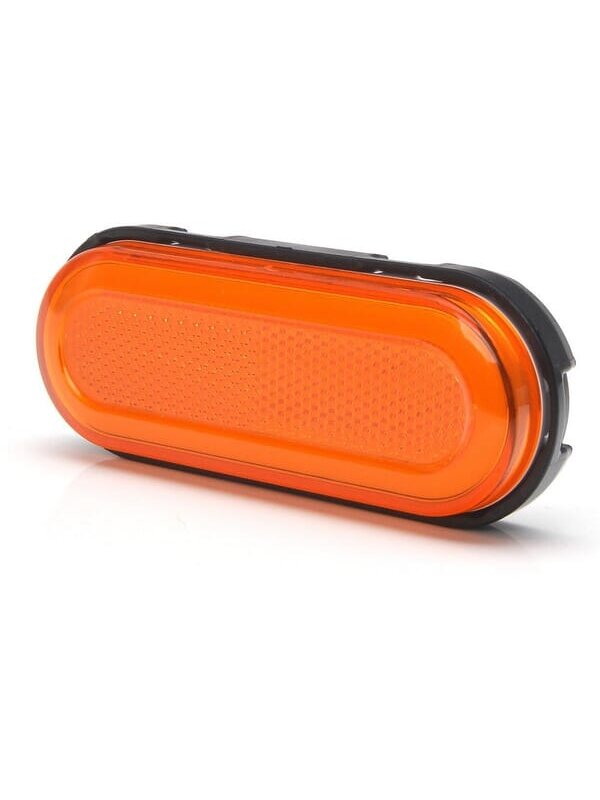 Gabaritinis žibintas LED, stačiakampė, 12-24V, 124x49x20mm, Kramp 11