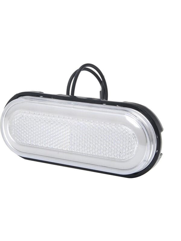 Gabaritinis žibintas LED, stačiakampė, 12-24V, 124x49x20mm, Kramp 11