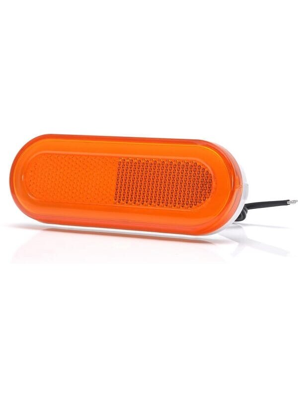 Gabaritinis žibintas LED, stačiakampė, 12-24V, 124x49x20mm, Kramp 7