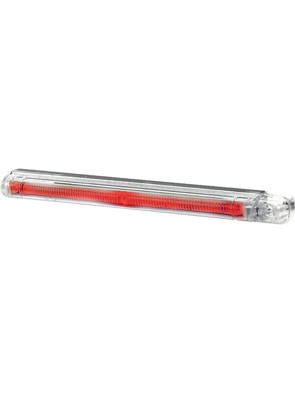 Gabaritinis žibintas LED, stačiakampė, 12/24V, skaidri, tvirtinama varžtais, 246x20x22mm, Waś Gabaritinis žibintas LED, stačiakampė, 12/24V, skaidri, tvirtinama varžtais, 246x20x22mm, Waś