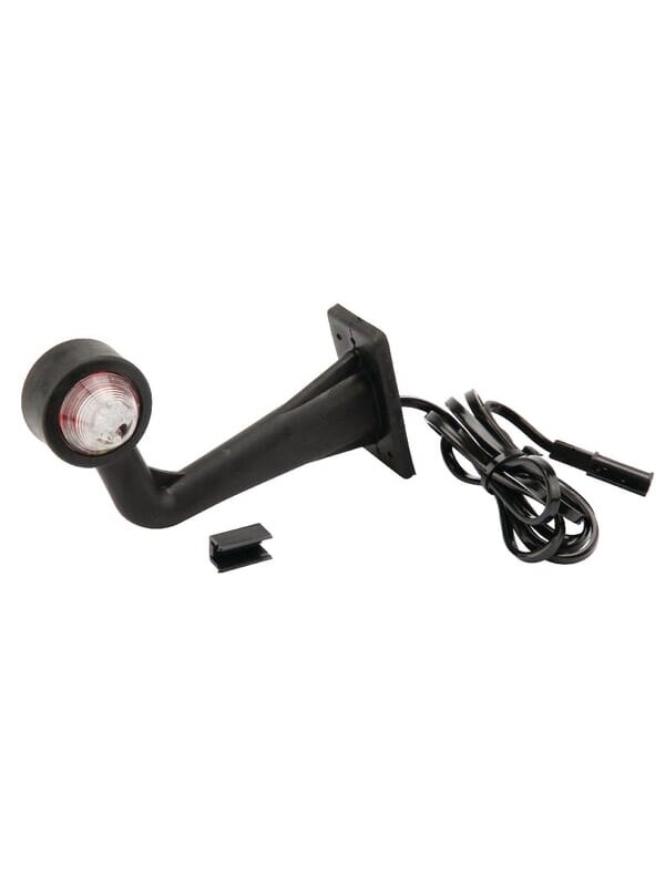 Gabaritinis žibintas RH LED, apvali, 12/24 V, raudona/permatoma, tvirtinama varžtais 1 Gabaritinis žibintas RH LED, apvali, 12/24 V, raudona/permatoma, tvirtinama varžtais 1