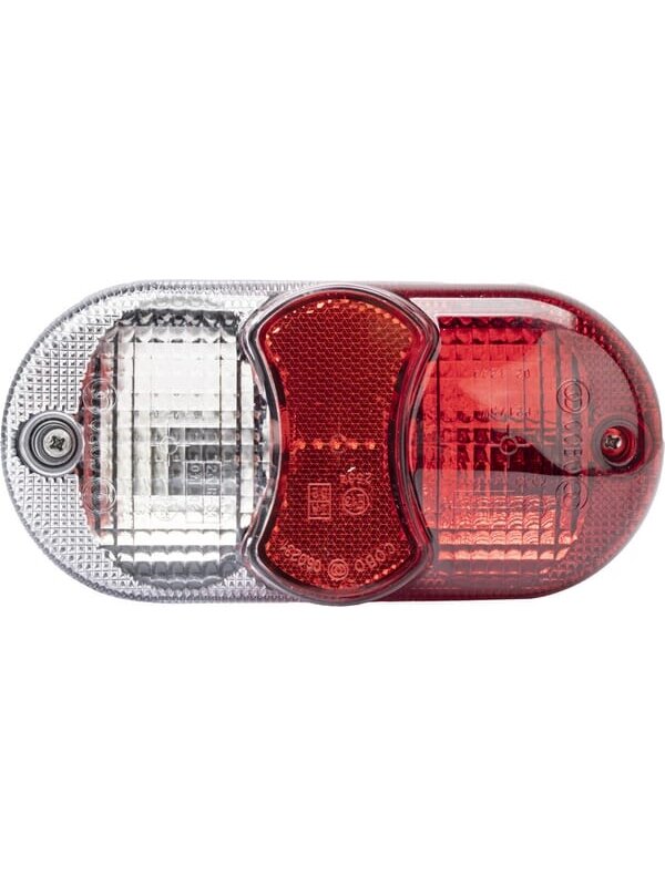 Galinis žibintas LH apvalus, 12/24V, gintarinis/raudonas, tvirtinamas varžtais, 162,5x AMP kištukas, "Cobo 2 Galinis žibintas LH apvalus, 12/24V, gintarinis/raudonas, tvirtinamas varžtais, 162,5x AMP kištukas, "Cobo 2