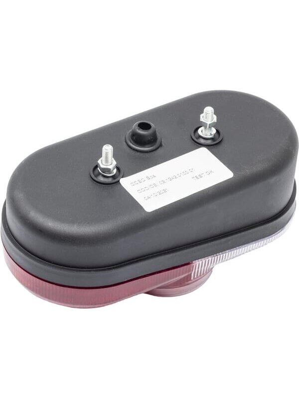 Galinis žibintas LH apvalus, 12/24V, gintarinis/raudonas, tvirtinamas varžtais, 162,5x AMP kištukas, "Cobo 4 Galinis žibintas LH apvalus, 12/24V, gintarinis/raudonas, tvirtinamas varžtais, 162,5x AMP kištukas, "Cobo 4