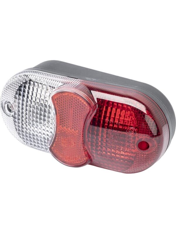 Galinis žibintas LH apvalus, 12/24V, gintarinis/raudonas, tvirtinamas varžtais, 162,5x AMP kištukas, "Cobo Galinis žibintas LH apvalus, 12/24V, gintarinis/raudonas, tvirtinamas varžtais, 162,5x AMP kištukas, "Cobo