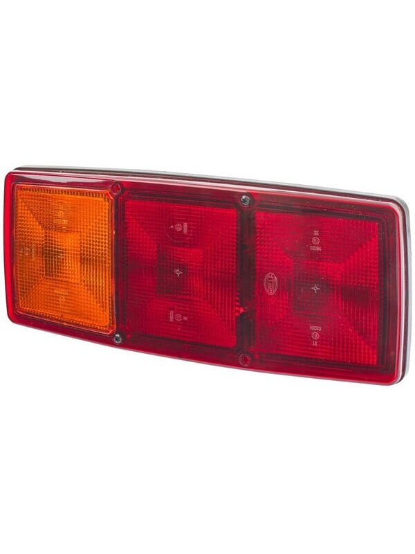 Galinis žibintas LH stačiakampio formos, 12/24V, raudonas/oranžinis, prisukamas varžtais, 344x72x147mm, Hella Galinis žibintas LH stačiakampio formos, 12/24V, raudonas/oranžinis, prisukamas varžtais, 344x72x147mm, Hella