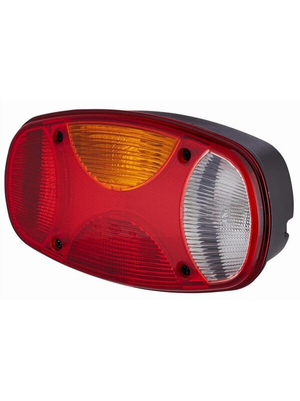 Galinis žibintas LH stačiakampio formos, 12V, raudonas/baltas/gintarinis, tvirtinamas varžtais, 225x122mm, Hella Galinis žibintas LH stačiakampio formos, 12V, raudonas/baltas/gintarinis, tvirtinamas varžtais, 225x122mm, Hella