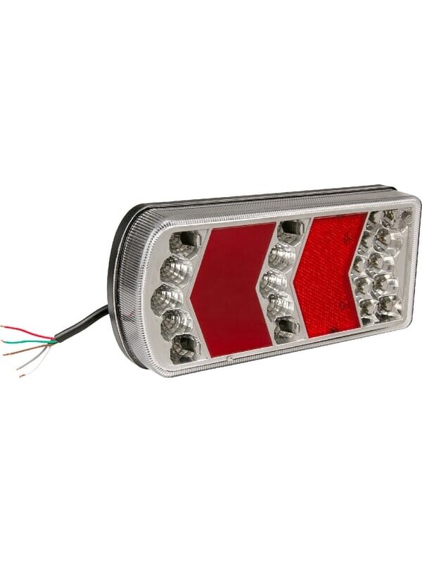 Galinis žibintas RH LED, stačiakampis, 12-24V, 228x106x40mm, gopart