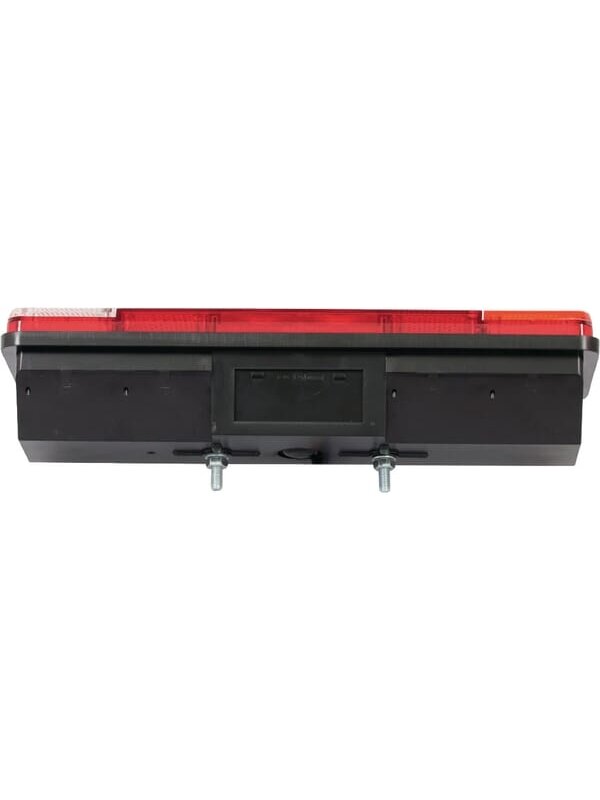 Galinis žibintas RH stačiakampio formos, 12/24V, gintarinis/baltas/raudonas, tvirtinamas varžtais, 387x81x137mm, Waś 1 Galinis žibintas RH stačiakampio formos, 12/24V, gintarinis/baltas/raudonas, tvirtinamas varžtais, 387x81x137mm, Waś 1