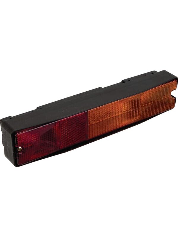 Galinis žibintas stačiakampio formos, 12/24V, gintarinis/raudonas, tvirtinamas varžtais, 300x62 mm, "Hella Galinis žibintas stačiakampio formos, 12/24V, gintarinis/raudonas, tvirtinamas varžtais, 300x62 mm, "Hella