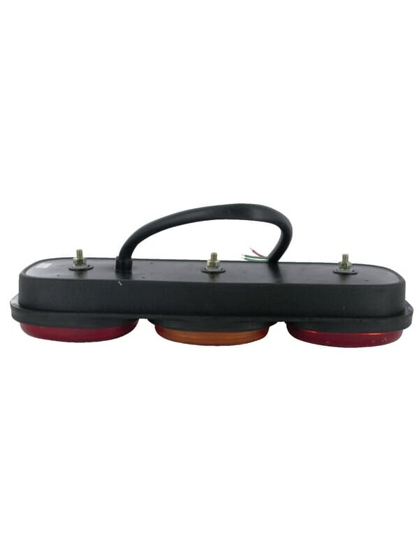 Galinis žibintas stačiakampio formos, 12/24V, raudonas/oranžinis, tvirtinamas varžtais, 334x112x57mm, Britax 2 Galinis žibintas stačiakampio formos, 12/24V, raudonas/oranžinis, tvirtinamas varžtais, 334x112x57mm, Britax 2