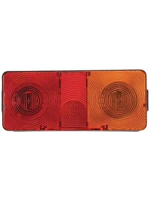 Galinis žibintas stačiakampis, gintarinis/raudonas, tvirtinamas varžtais, "Vapormatic Galinis žibintas stačiakampis, gintarinis/raudonas, tvirtinamas varžtais, "Vapormatic