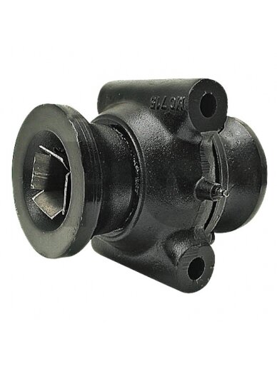 Guolis Pilnas with tapered roller bearing, for square shafts 40 x 40 mm Guolis Pilnas with tapered roller bearing, for square shafts 40 x 40 mm