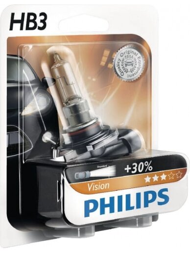 Halogeninė lemputė HB3 12V 65W P20d Philips Halogeninė lemputė HB3 12V 65W P20d Philips