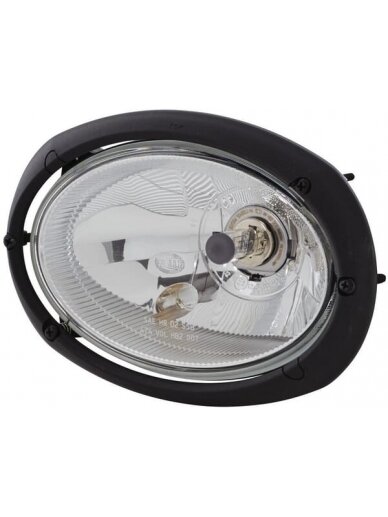 Halogeninis priekinis žibintas, apvalus, 12 V, tvirtinamas varžtais, 207x126x147 mm, "Hella Halogeninis priekinis žibintas, apvalus, 12 V, tvirtinamas varžtais, 207x126x147 mm, "Hella