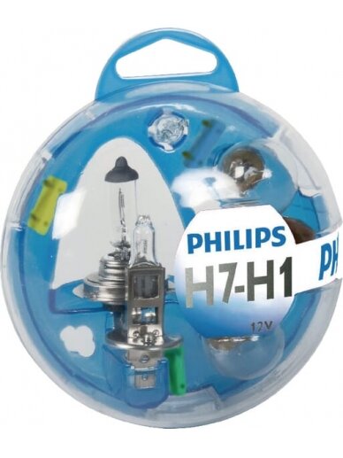 Halogeninių 12V "Philips" lempučių rinkinys Halogeninių 12V "Philips" lempučių rinkinys
