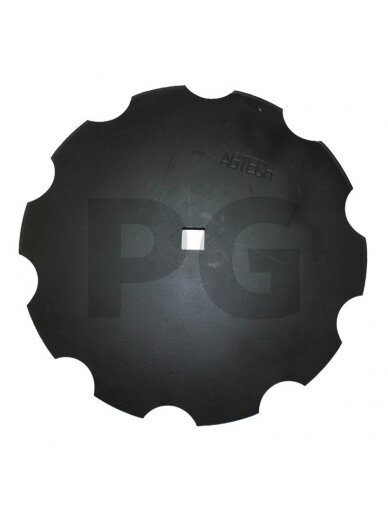 Įgaubtas diskas Dantytas, 510 x 3.5 mm Įgaubtas diskas Dantytas, 510 x 3.5 mm