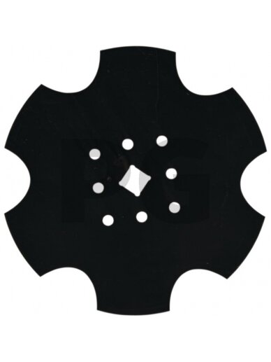 Įgaubtas diskas Dantytas, Ø 300 x 4 mm Įgaubtas diskas Dantytas, Ø 300 x 4 mm