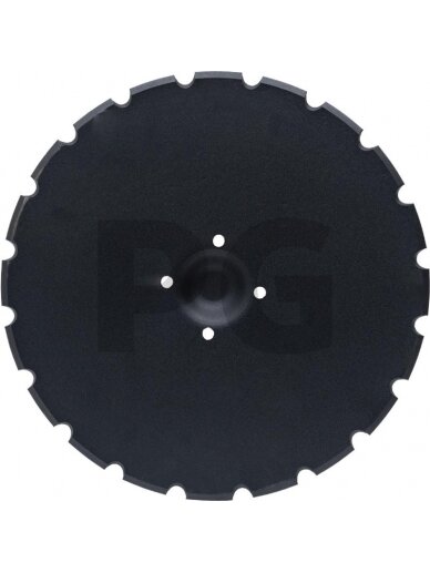 Įgaubtas diskas Dantytas, Ø 450 x 5 mm Įgaubtas diskas Dantytas, Ø 450 x 5 mm