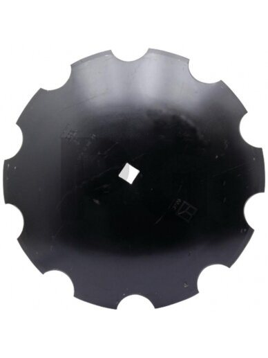 Įgaubtas diskas Dantytas, Ø 560 x 4.5 mm, for square shaft Įgaubtas diskas Dantytas, Ø 560 x 4.5 mm, for square shaft