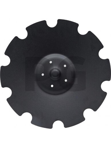 Įgaubtas diskas Dantytas, Ø 610 x 5 mm Įgaubtas diskas Dantytas, Ø 610 x 5 mm