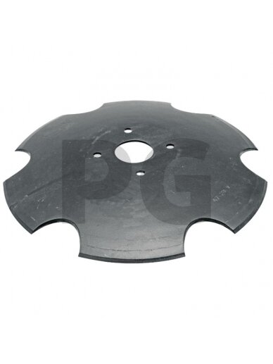 Įgaubtas diskas Dantytas, with flat attachment point Įgaubtas diskas Dantytas, with flat attachment point