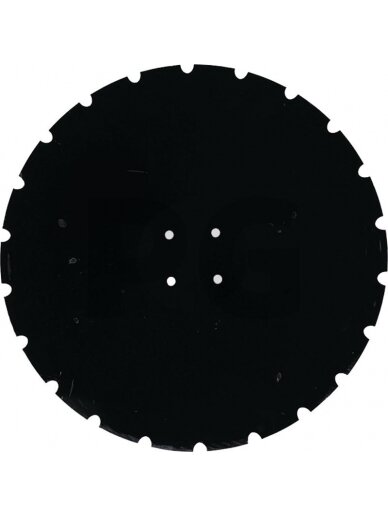 Įgaubtas diskas Finely Dantytas, 560 x 6 mm, PCD 98 mm Įgaubtas diskas Finely Dantytas, 560 x 6 mm, PCD 98 mm