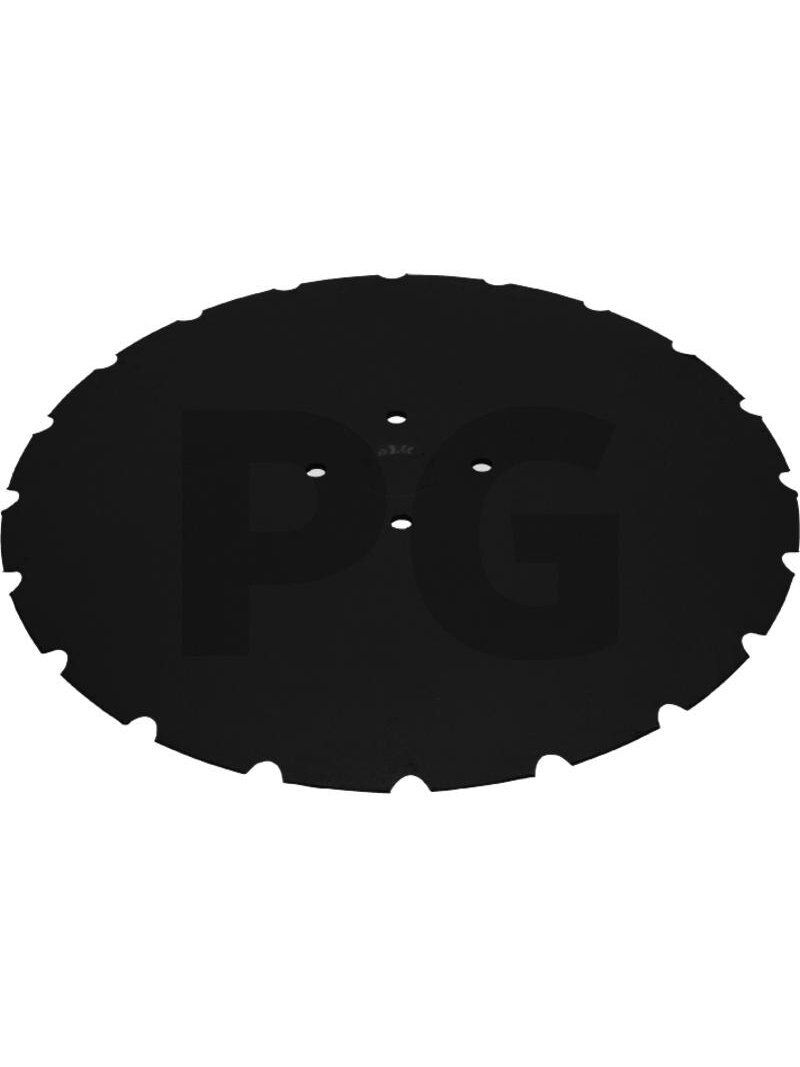 Įgaubtas diskas Dantytas, 4 holes, 465 x 5 mm
