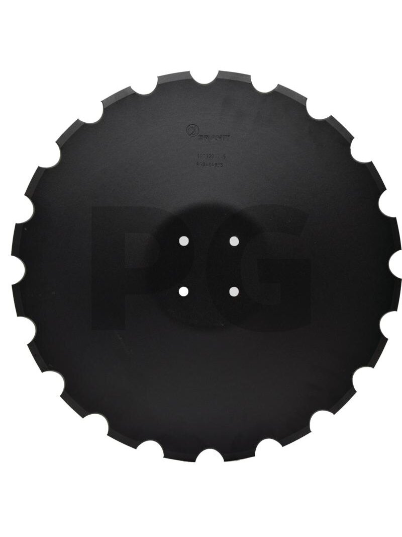 Įgaubtas diskas Dantytas, Ø 540 x 6 mm Įgaubtas diskas Dantytas, Ø 540 x 6 mm