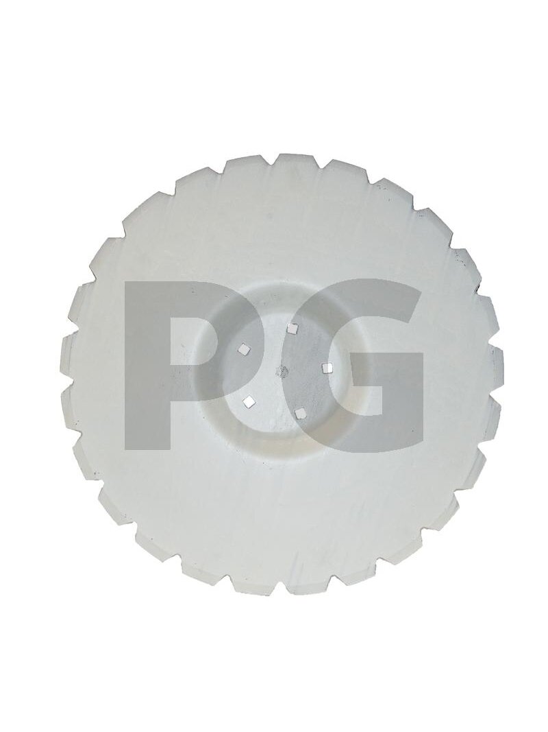 Įgaubtas diskas Dantytas, Ø 560 x 4 mm Įgaubtas diskas Dantytas, Ø 560 x 4 mm
