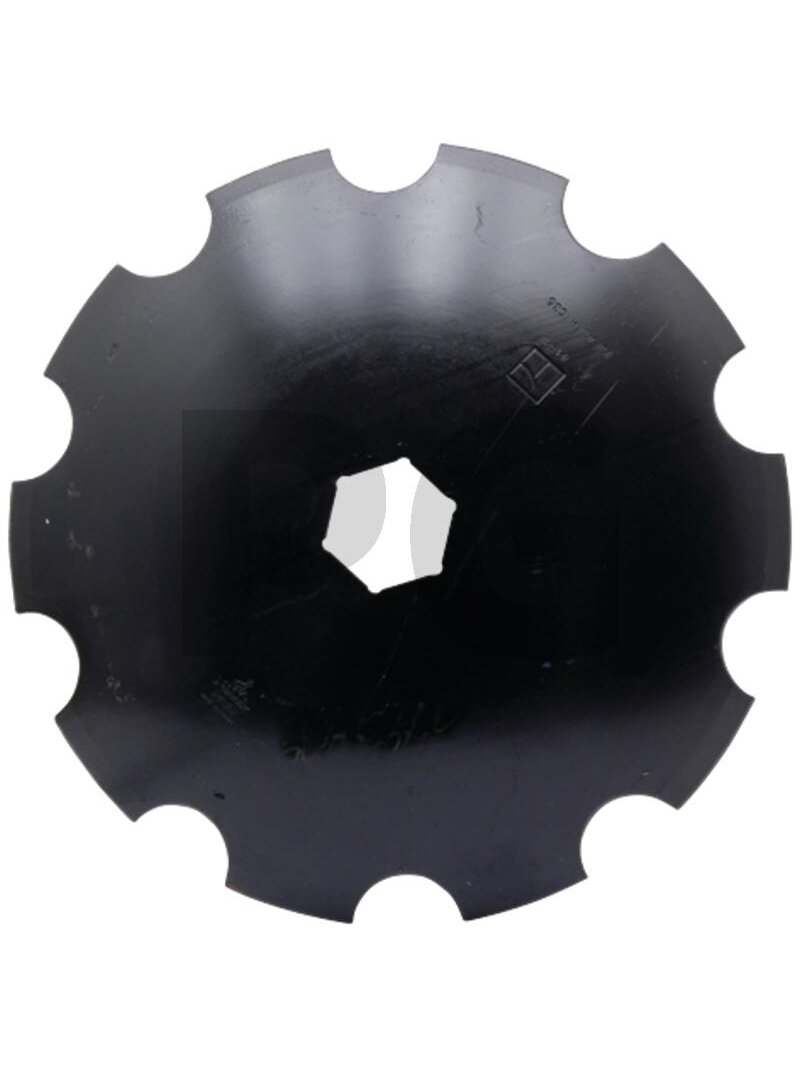 Įgaubtas diskas Dantytas, Ø 610 x 6 mm, for hexagonal shaft Įgaubtas diskas Dantytas, Ø 610 x 6 mm, for hexagonal shaft